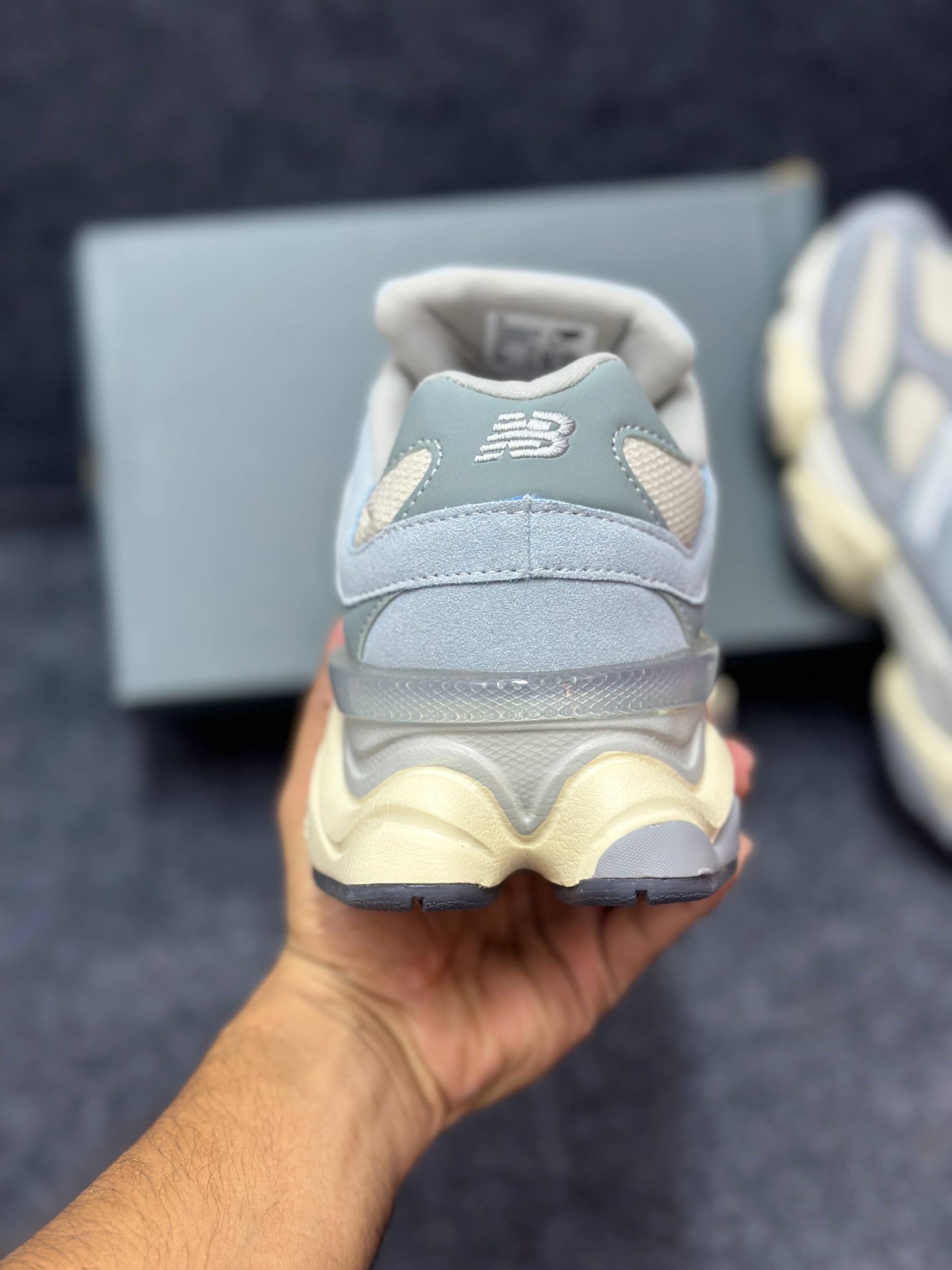 New Balance 9060: Pearl Grey thumbnail 4