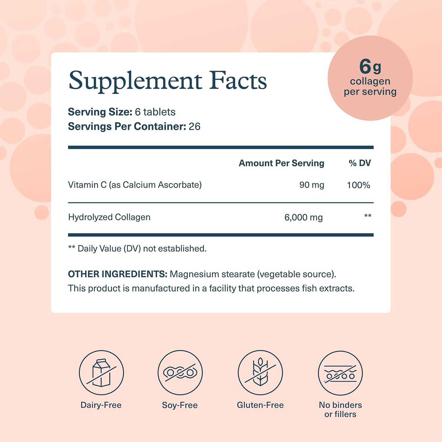 Youtheory Advanced Collagen with Vitamin-C 6,000 mg - 160 Tablets - Made in USA_img_1