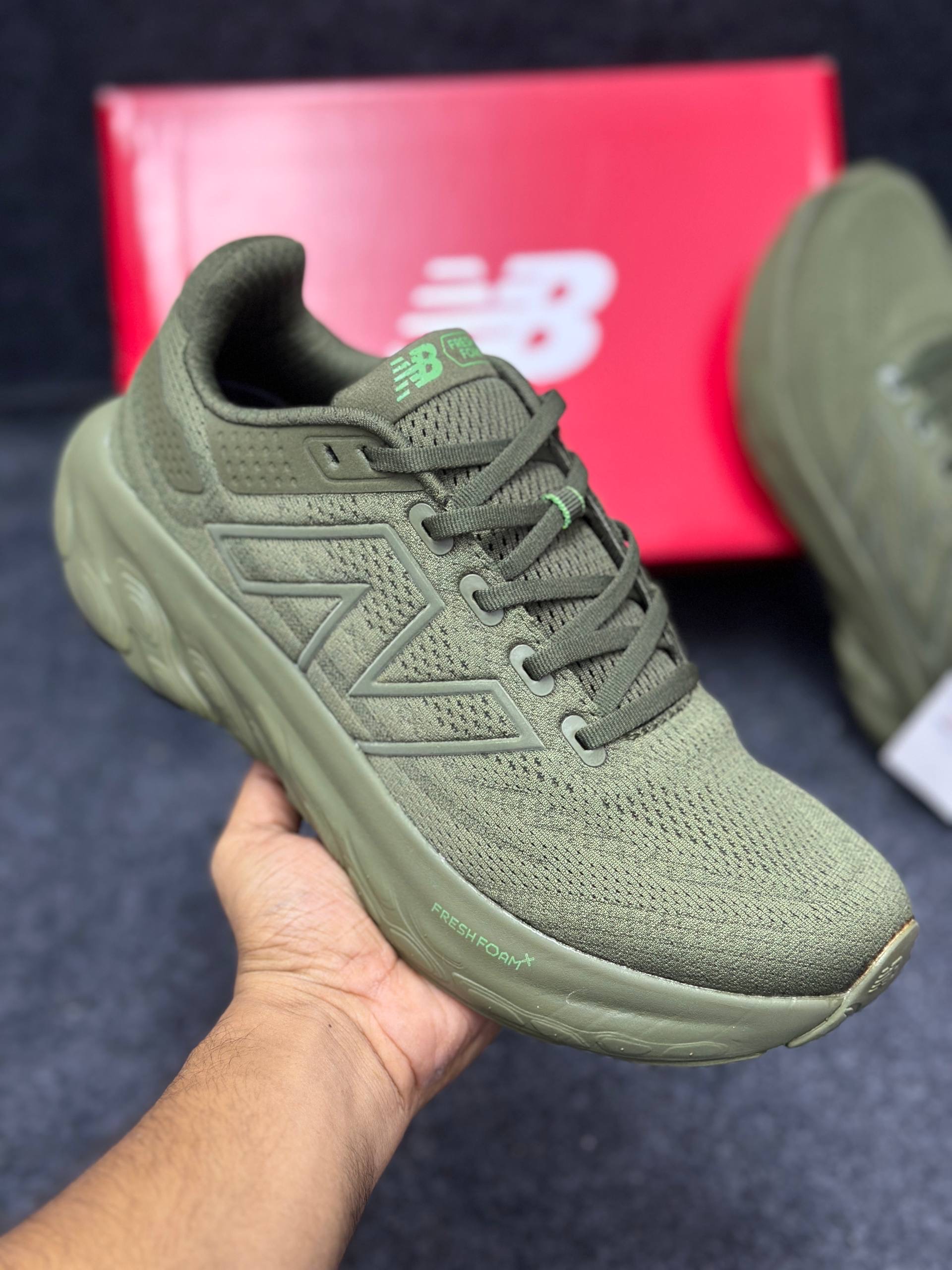 New Balance Fresh Foam X 1080 Utility: "olive green" thumbnail 2