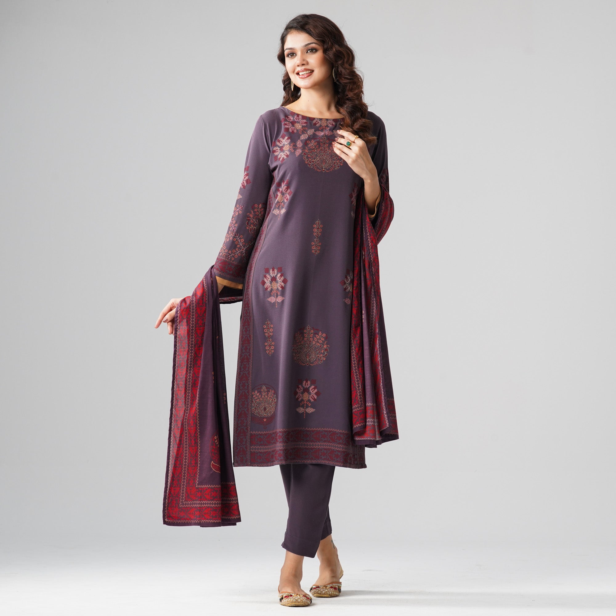 Womens Multicolor Three Piece Set