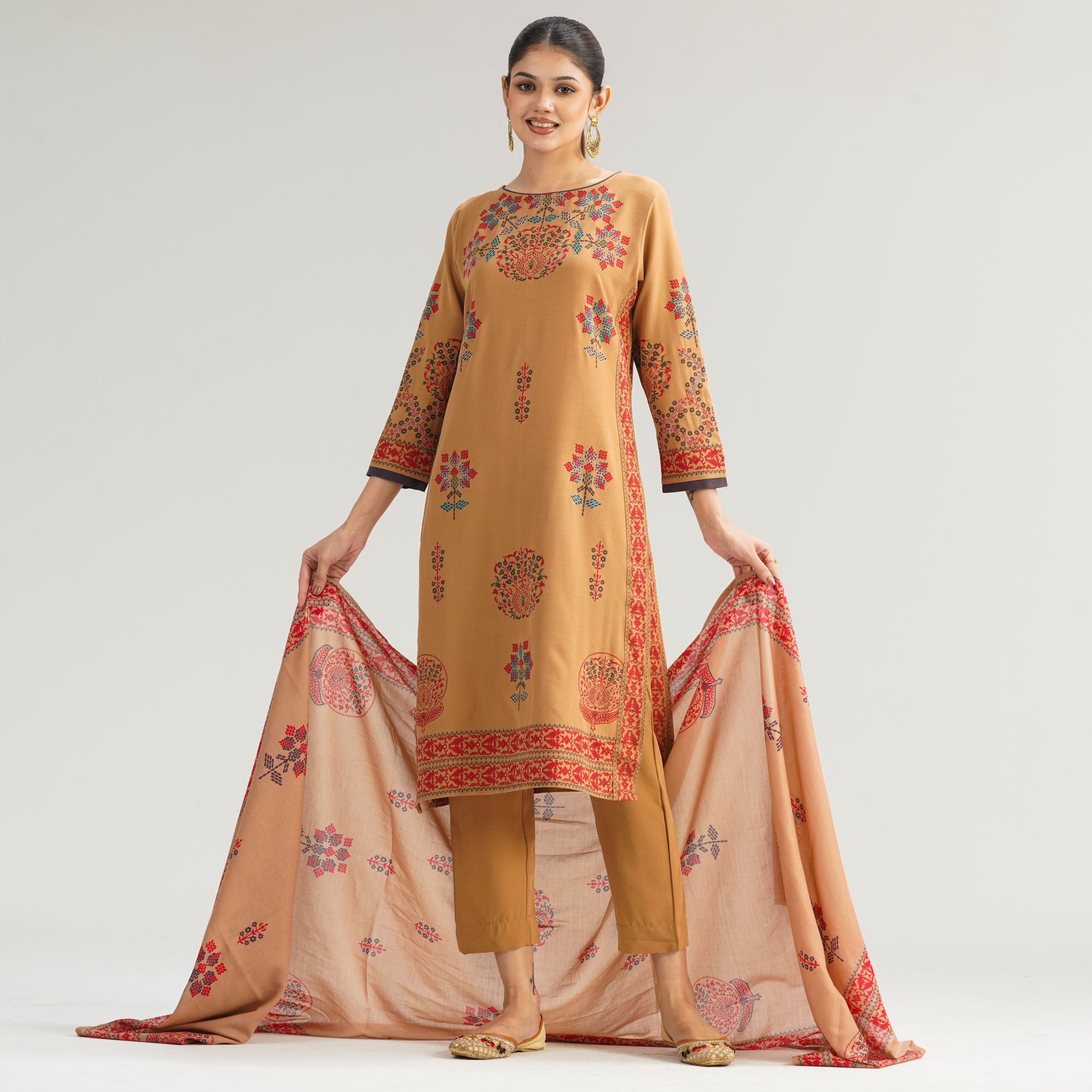 Womens Multicolor Three Piece Set_img_2