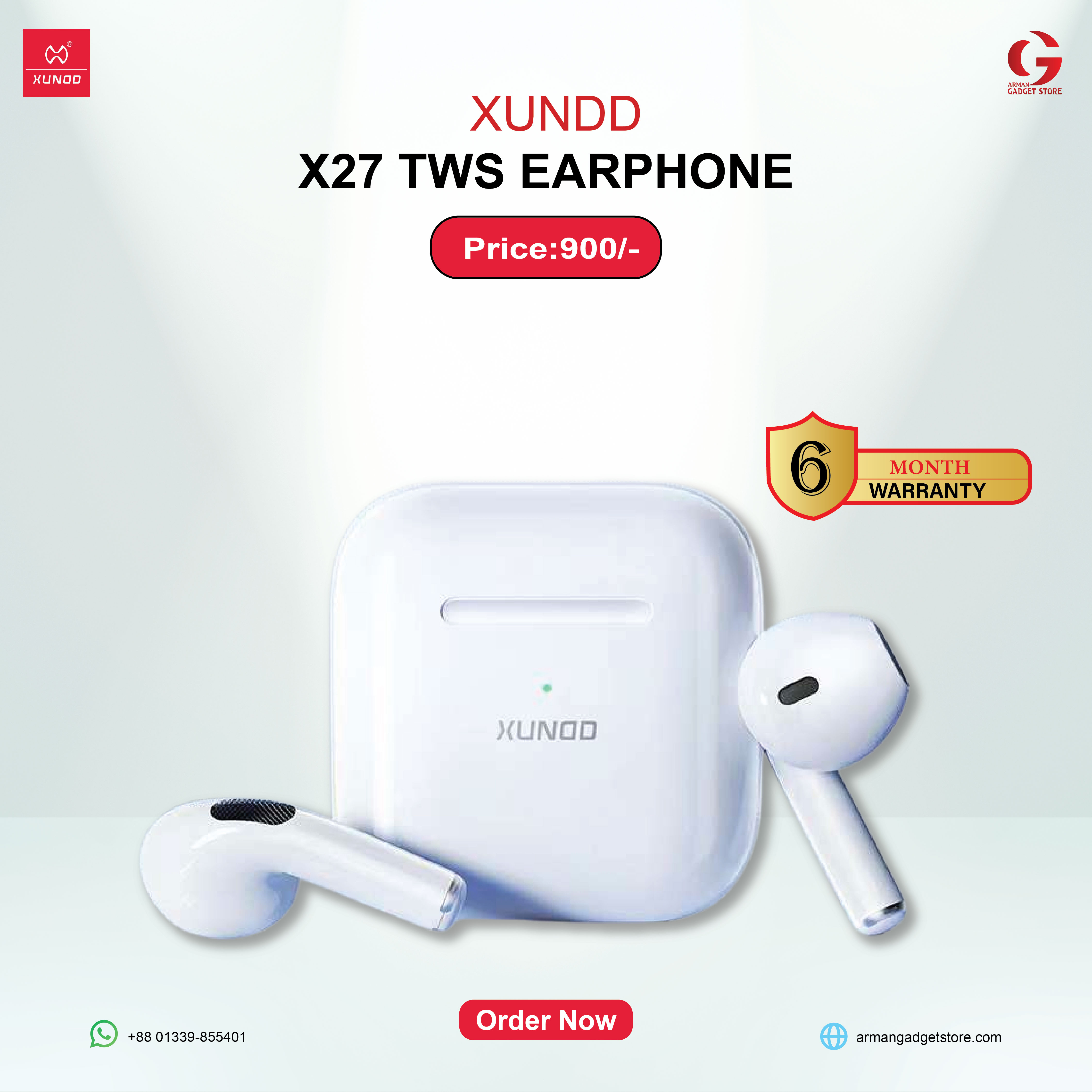 XUNDD X27 TWS Earphone_img_0