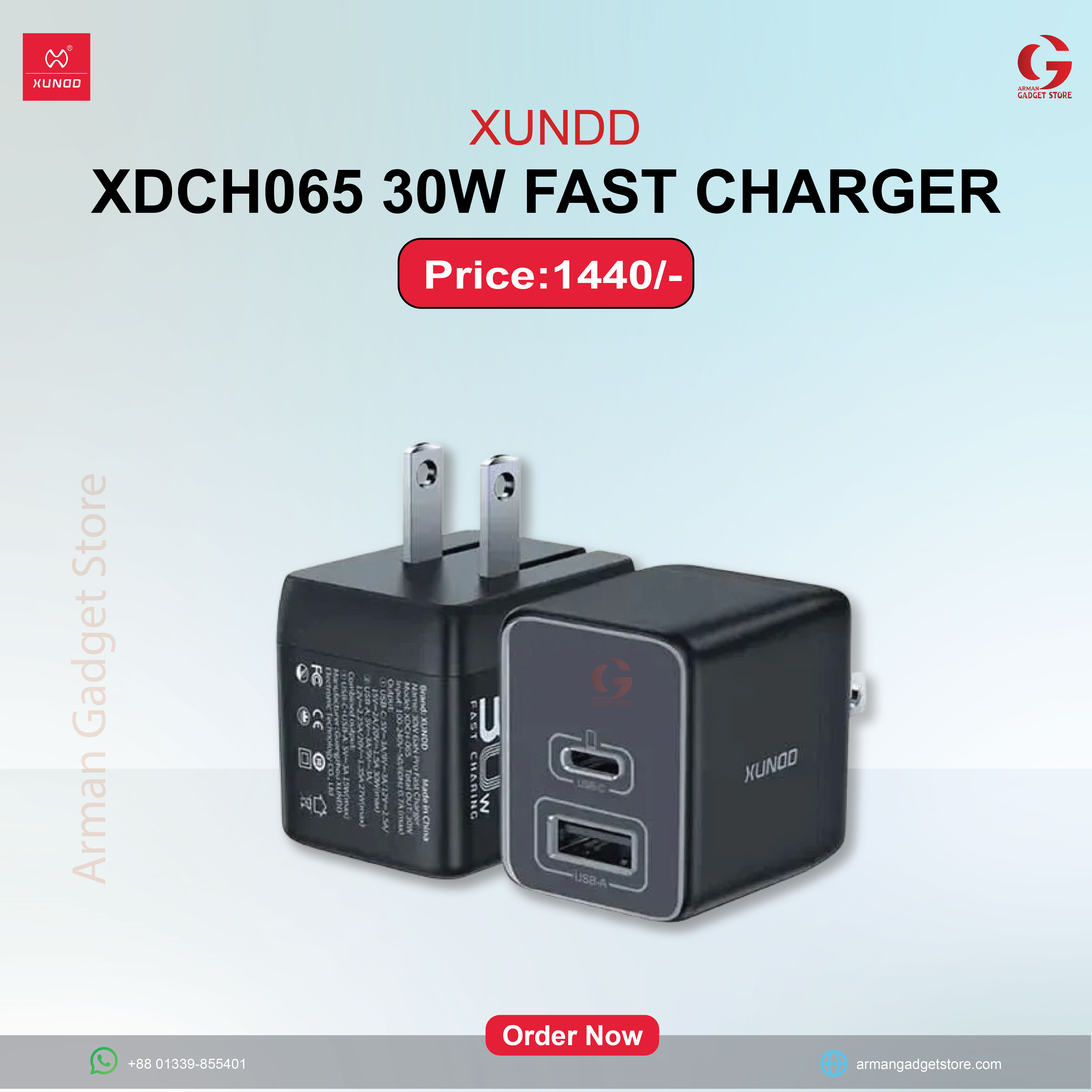 XUNDD XDCH065 30W Fast Charger_img_0