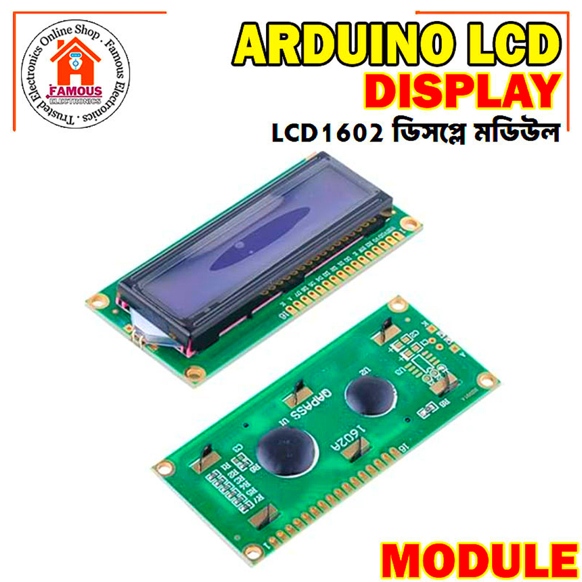 1602A LCD Display 16x2 Line use for Arduino Uno R3 Mega PIC AVR Development Board_img_3