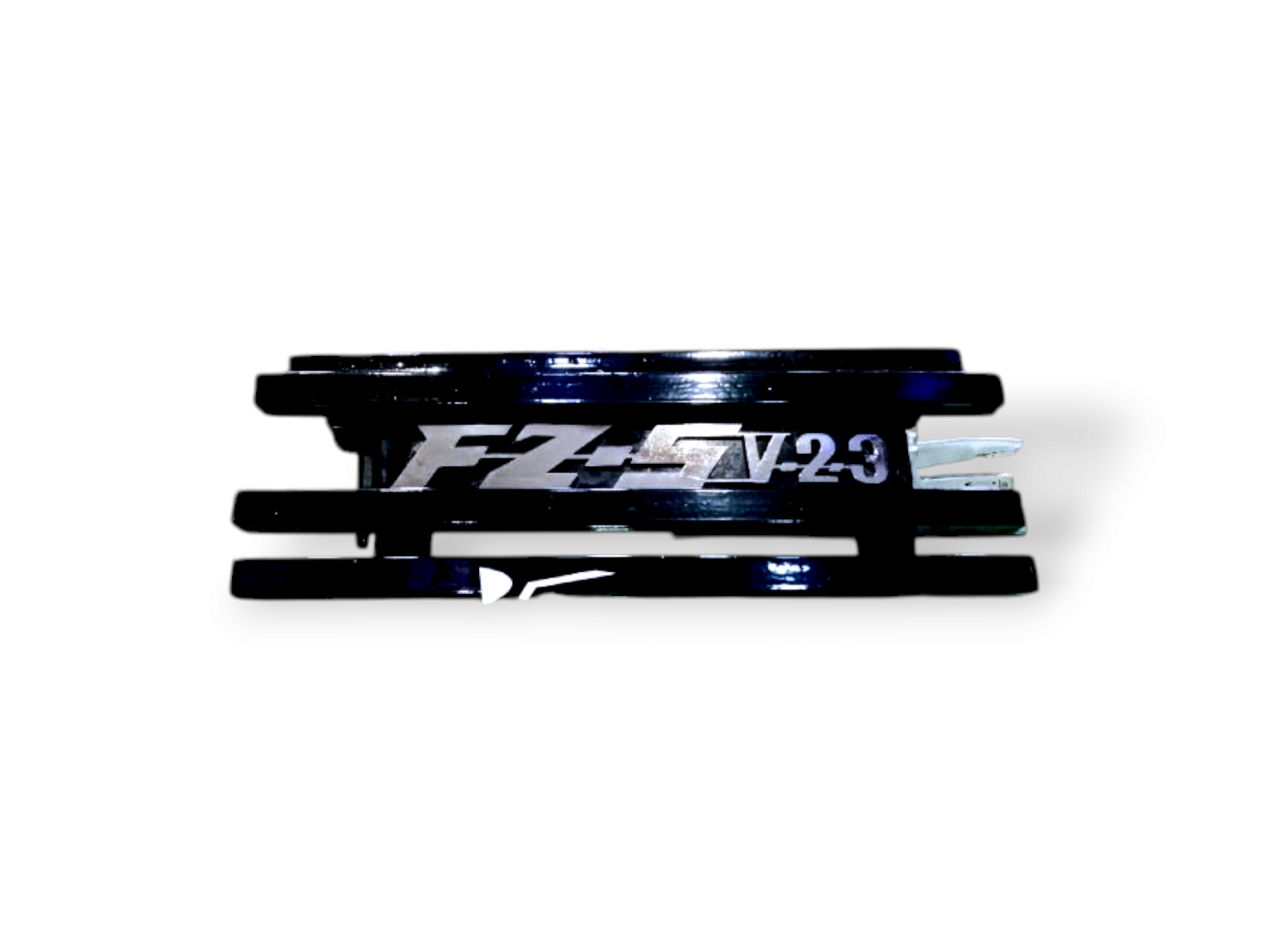 Premium 3D Logo Black Silencer Gourde For Yamaha Fzs All Model_img_0