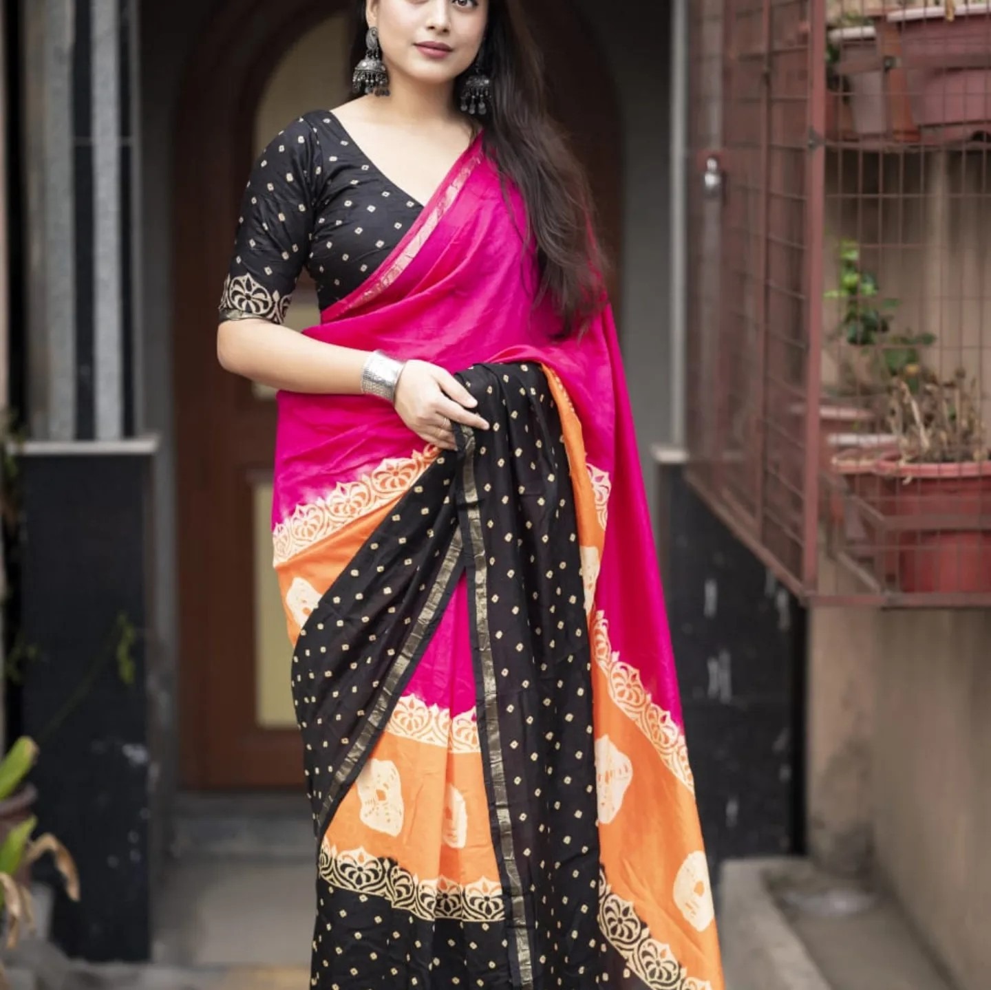 Digital Print Sharee with Blouse_img_2