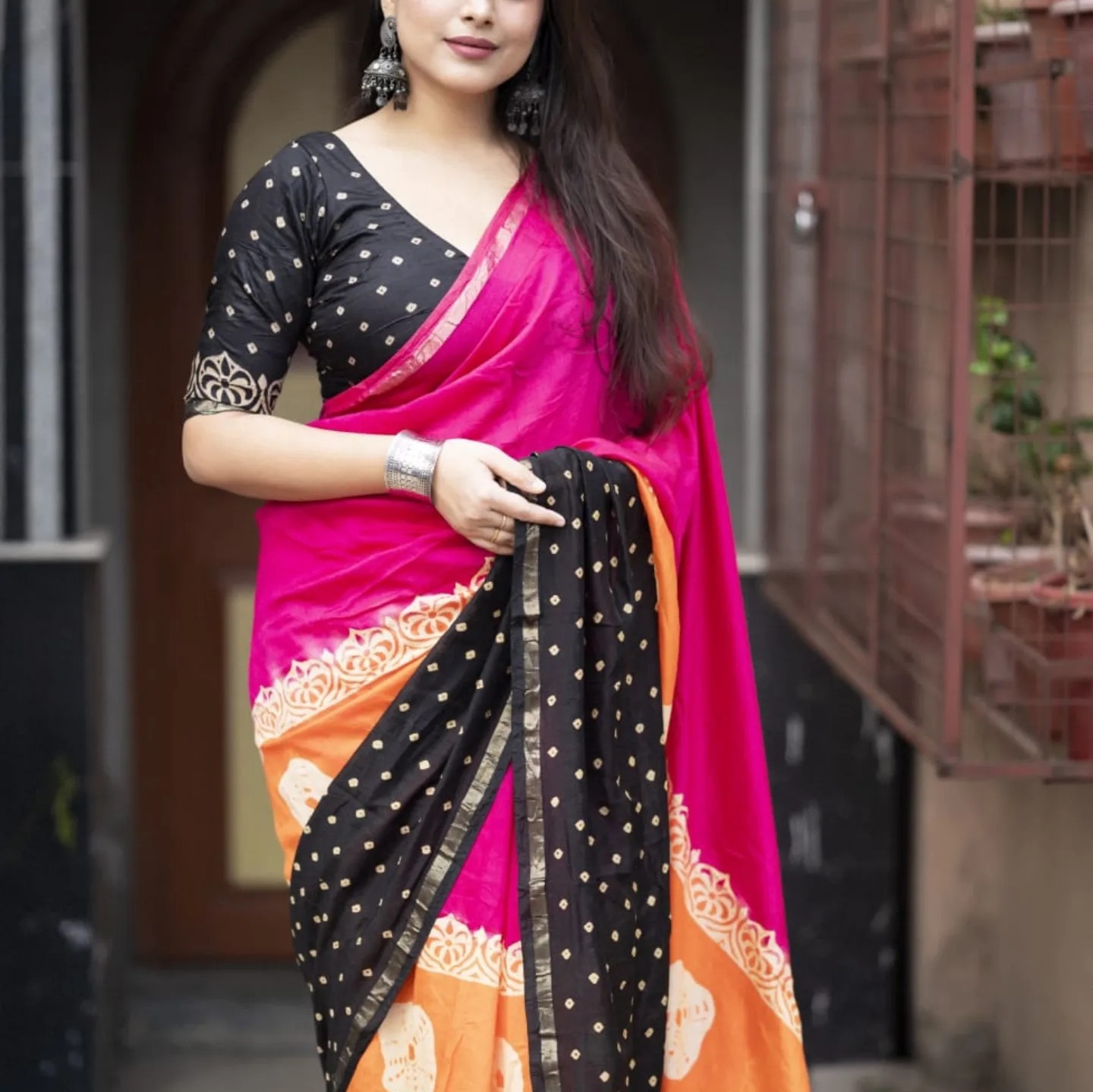 Digital Print Sharee with Blouse_img_1
