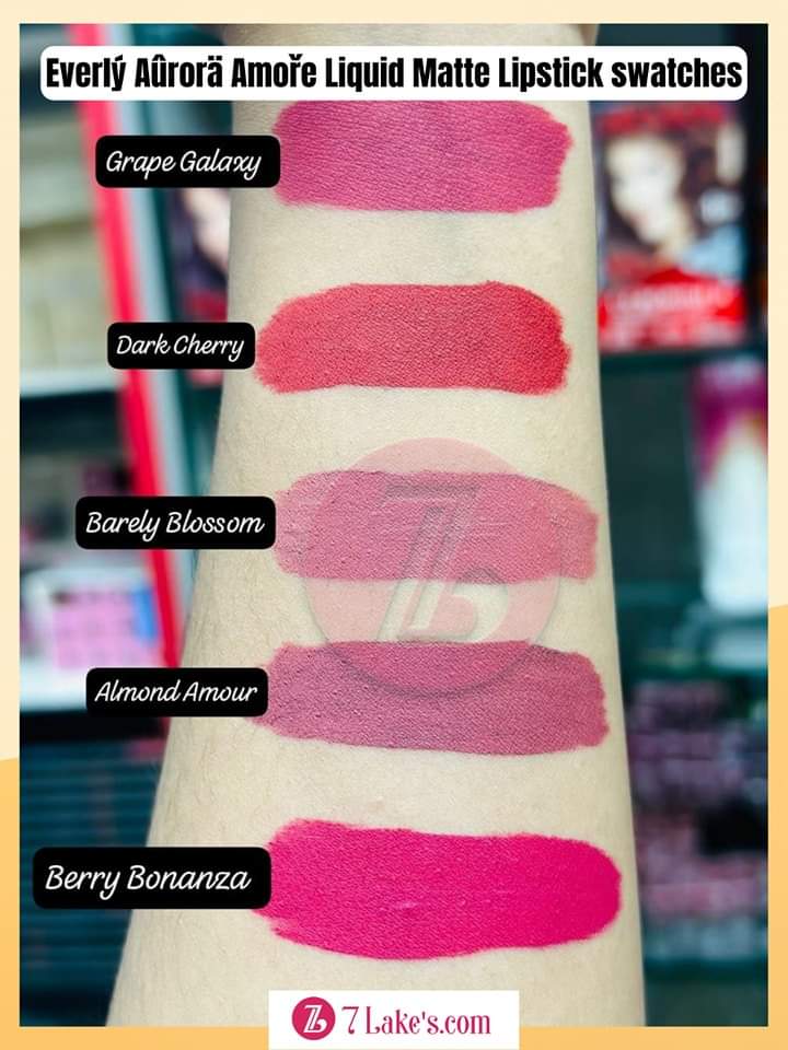Everly Aurora Amore Matte Liquid Lipstick_img_3