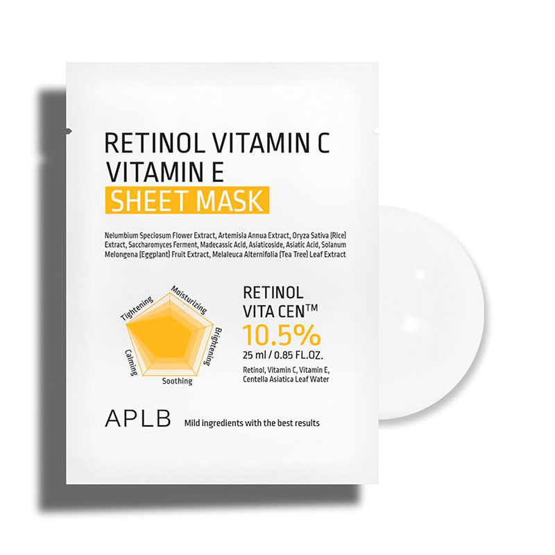 APLB Retinol Vitamin C Vitamin E Sheet Mask 25ml_img_0