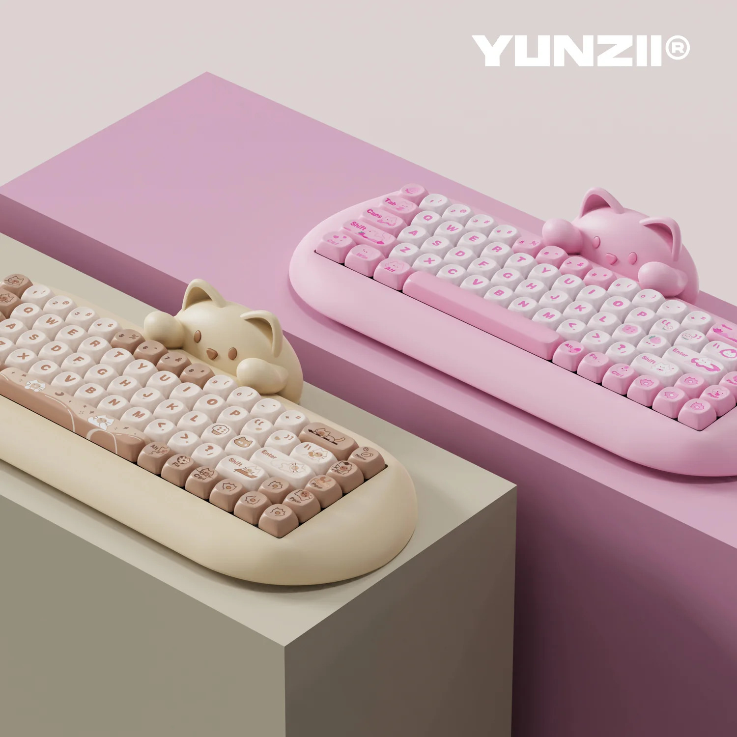 (Stock Out) YUNZII C68 Hi-Fi Tri Mode Mechanical Keyboard