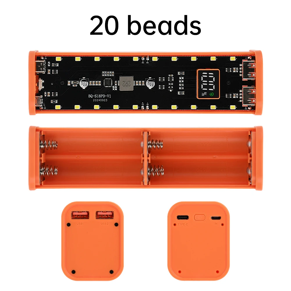 Fast Charging 8pcs 18650 Battery Power Bank Case with LED Light_img_7