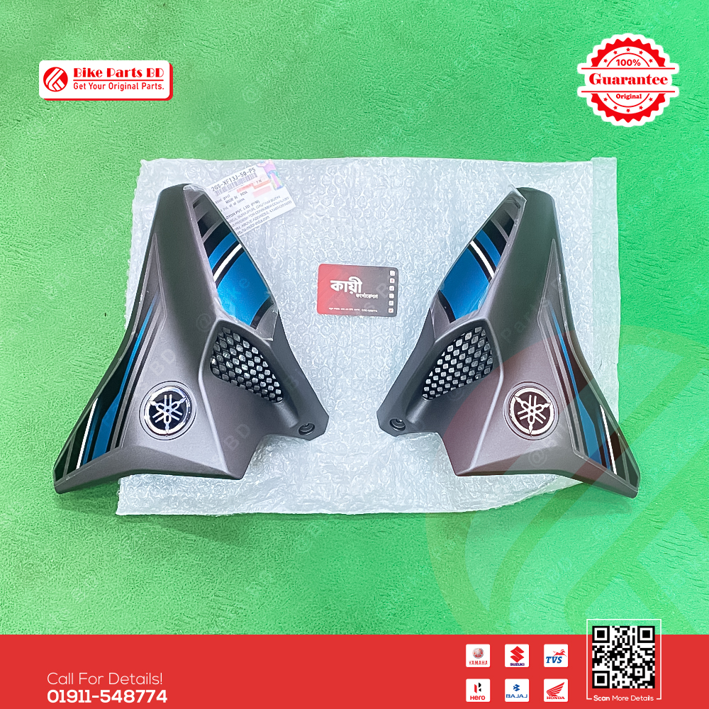 Tanky Kan for Yamaha FZS V2 (Grey) Bike. thumbnail 2