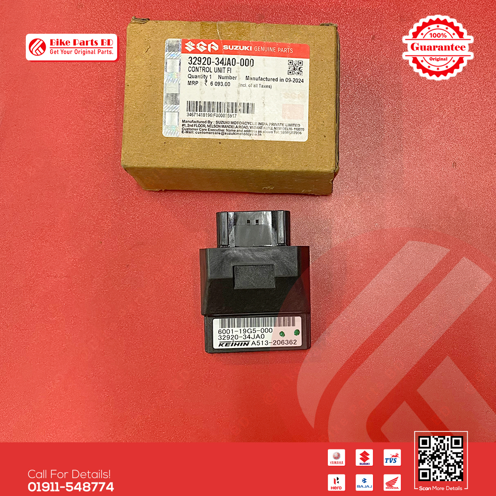Engine Control Unit (ECU-Control Unit Fi) for Suzuki Gixxer & Gixxer SF (New Model) bike. thumbnail 2