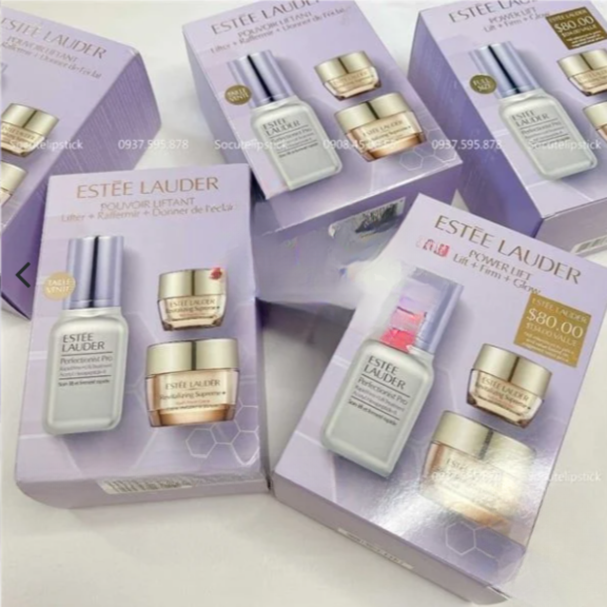 ESTEE LAUDER POUVOIR LIFTANT LIFTER + RAFEFRMIR + DONNER DE LECLAT (COS748)