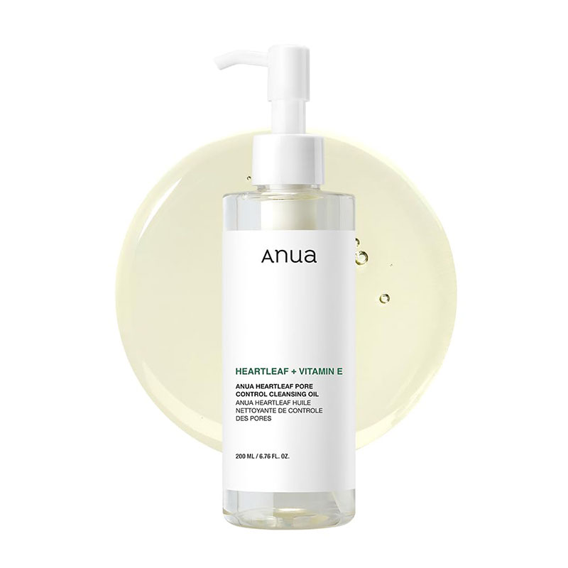 AnuaHeartleaf + Vitamin E Pore Control Cleansing Oil Mild