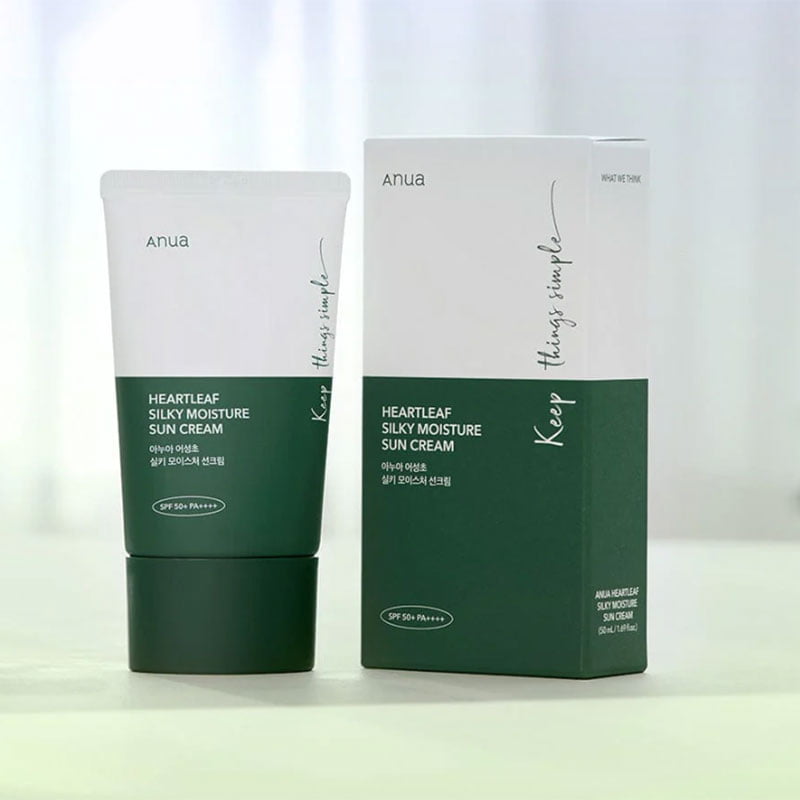 Anua Heartleaf Silky Moisture Sun Cream