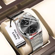 POEDAGAR 930 Men's New Luxury Luminous Date Week Stainless Steel Quartz Watch For Men - Image 6