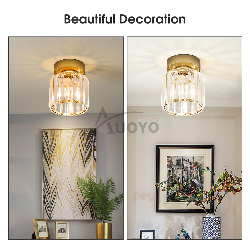 Auoyo Crystal Ceiling Lamp  Wall Lamp_img_2