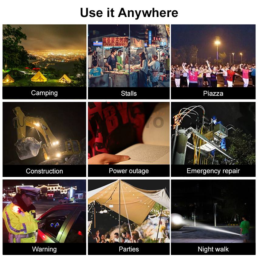 =999
Auoyo LED Solar USB Rechargeable Waterproof Handheld Portable Spotlight_img_4