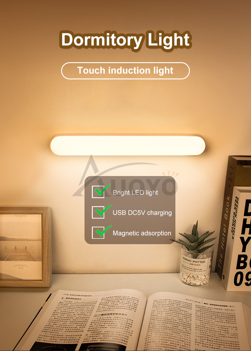 Auoyo LED Long Light 10CM 30CM Cupboard Wardrobe Bed Light_img_6