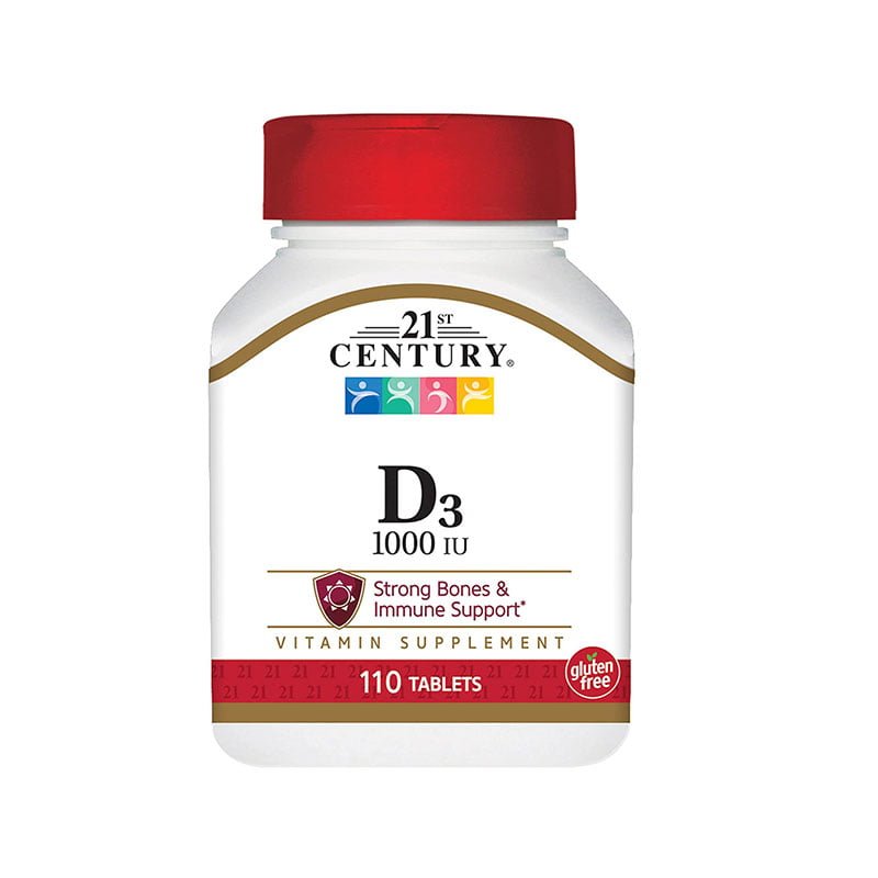 21st Century, D3, 25 mcg (1000 IU),
