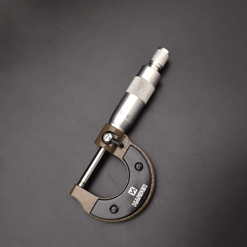 HARDEN Microcaliper Micrometer (0-25mm | 25-50mm), Professional Alloy Steel, Clear & durable; Model: 580832 | 580835_img_4