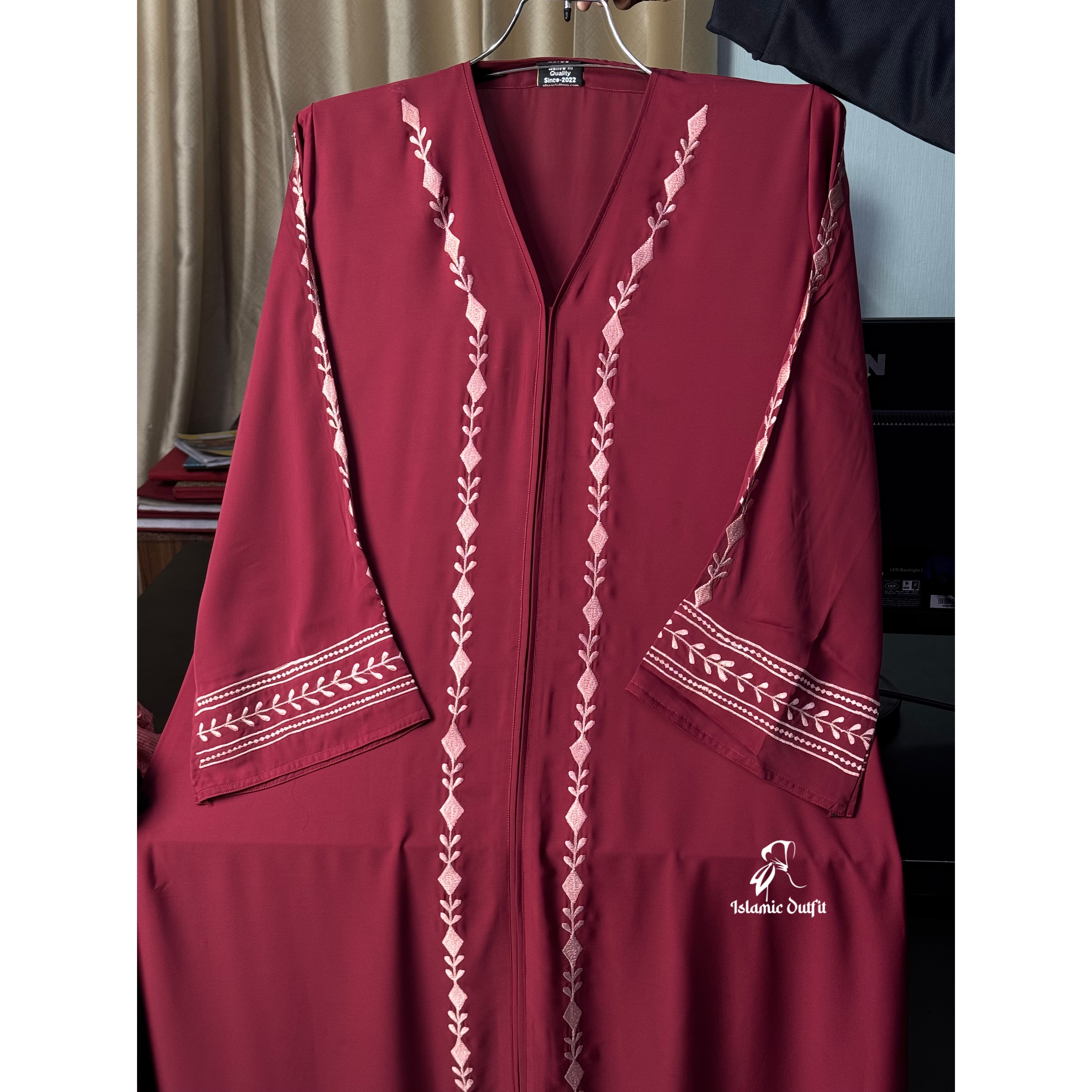 FAIJA ABAYA MEROON