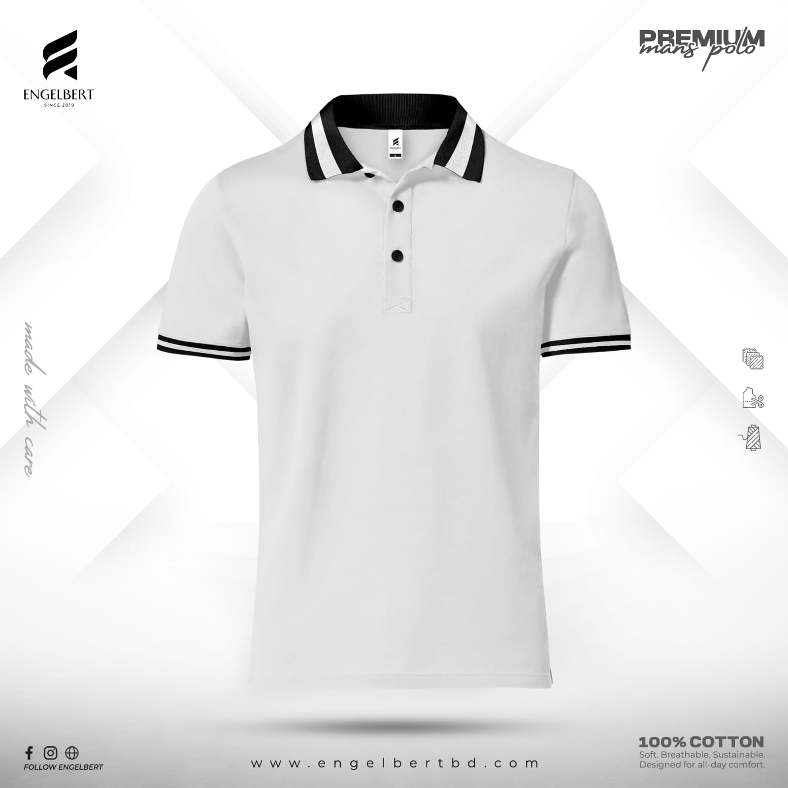 Premium Polo T-shirts X White_img_0