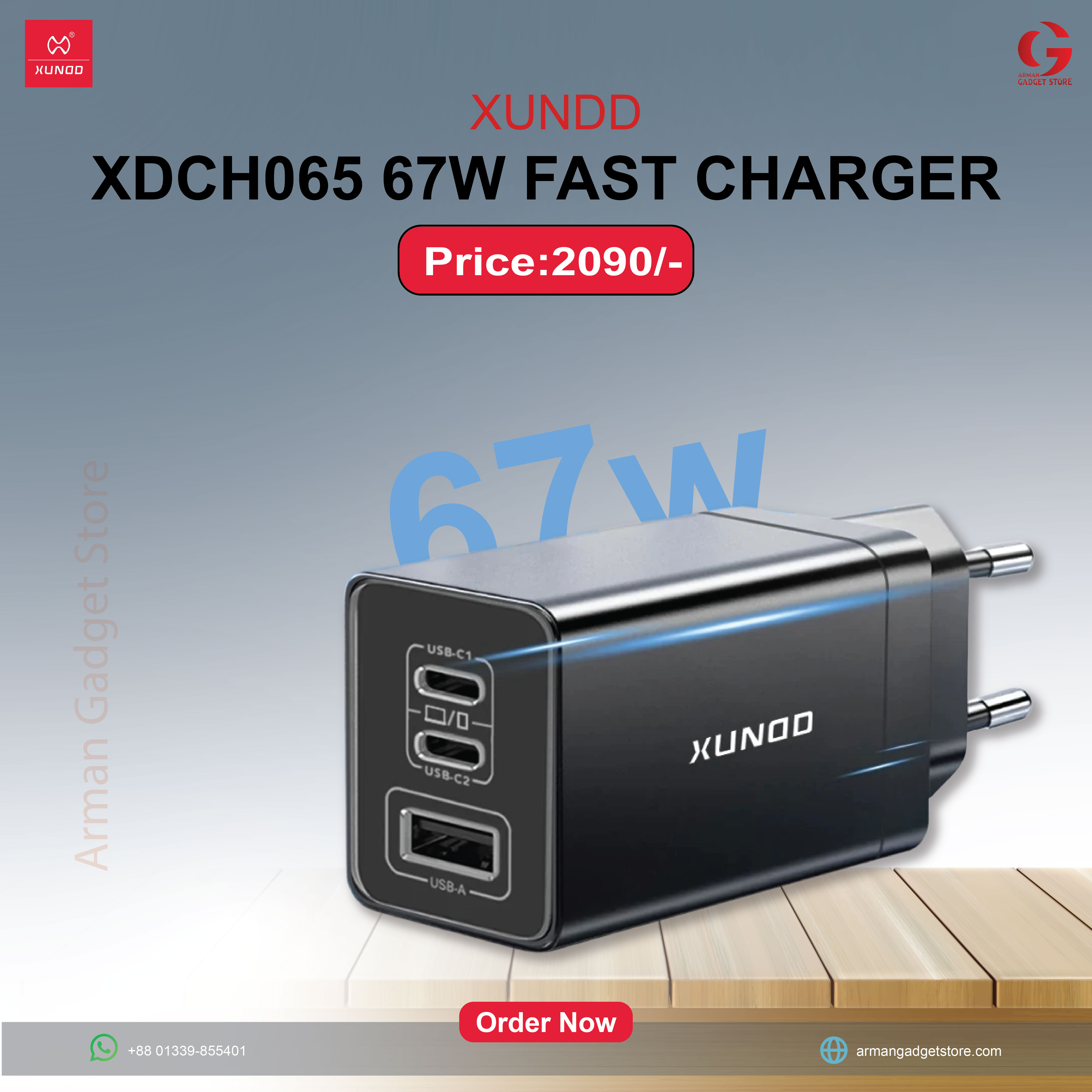 XUNDD XDCH-065 67W GaN Fast Charger_img_0