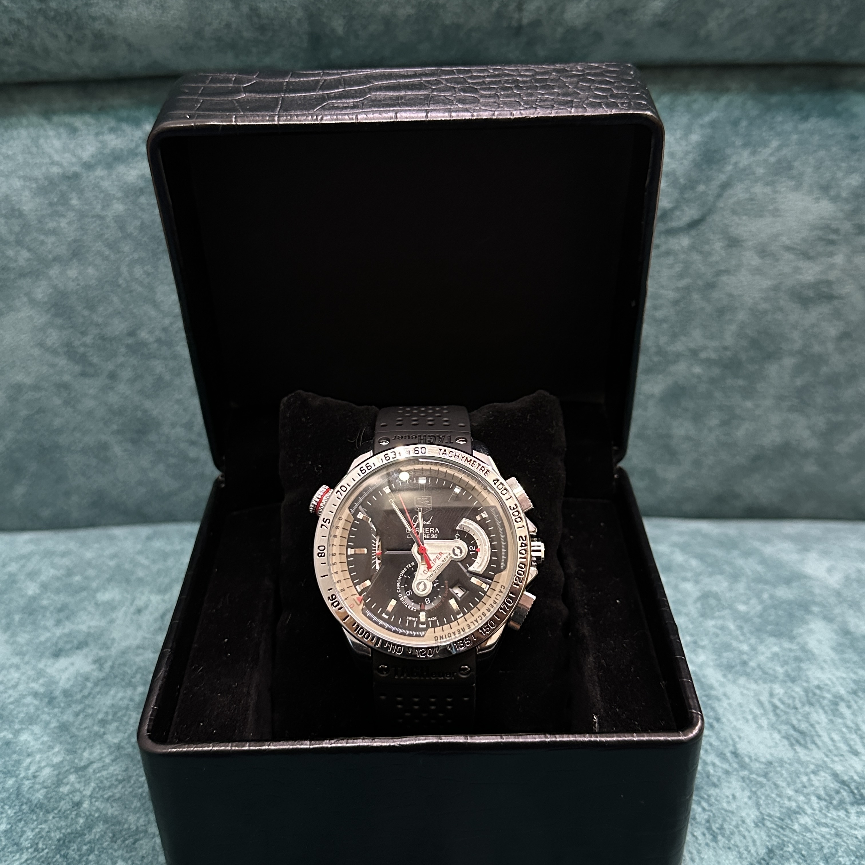 TAG Heuer Grand Carrera Chronograph Calibre 36 - Rubber Belt_img_3