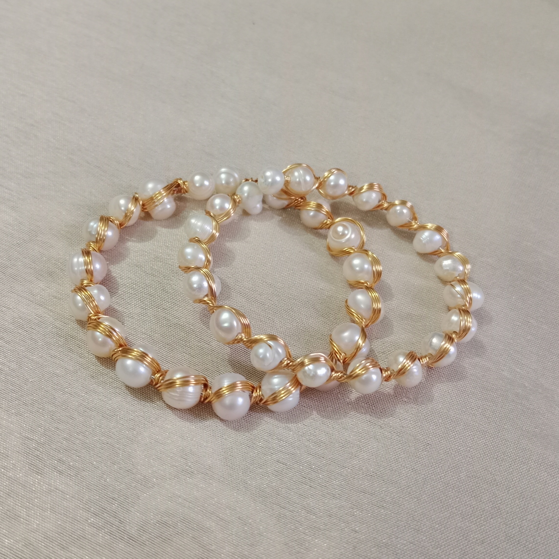 Pearl Bracelet as a Bangle Pair_img_0