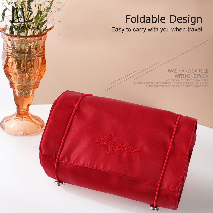 LouisWill Cosmetics Bag Cosmetics Item for Women Detachable Makeup Bags_img_2