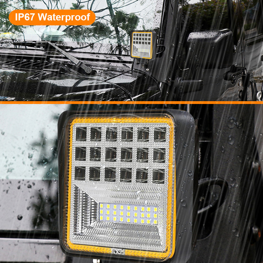 Geepact 45 LED Spotlight Headlight for Car/ Boat /Truck/ Motorcycle/ Construction_img_8