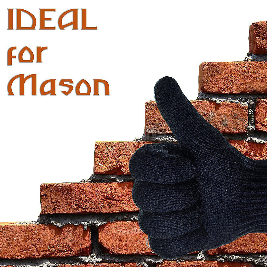 MAYTTO Cut Resistant Work Gloves Anti-Vibration Gloves Heat Resistant Knit_img_4