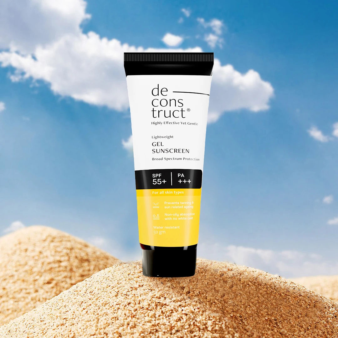 Gel Sunscreen For Oily Skin - SPF 55+ And PA+++ | Water Resistant Sunscreen (50 Gms)_img_0
