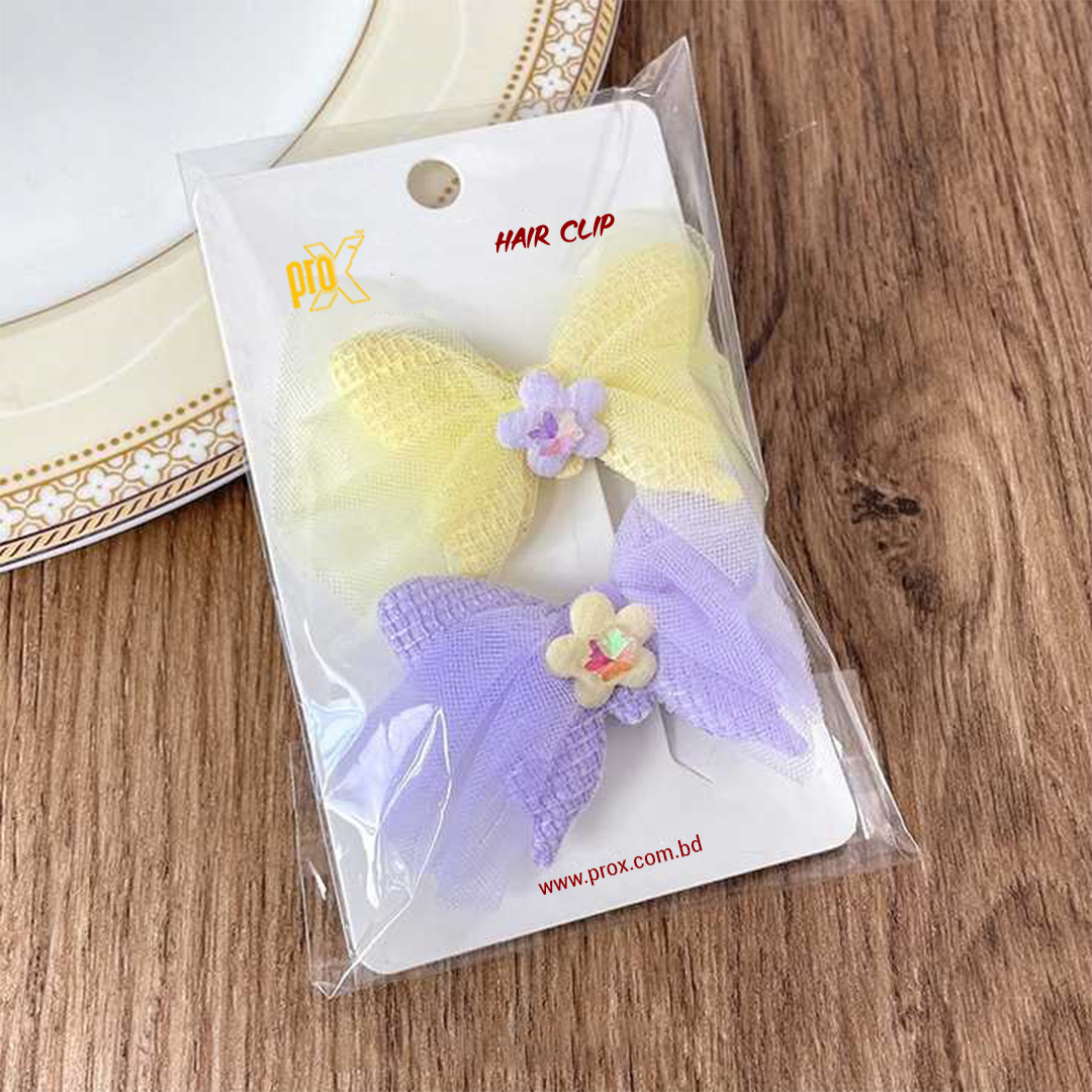 ProX Hair Clip For Women HC-202-17 ( 2pcs ) Multi-Color