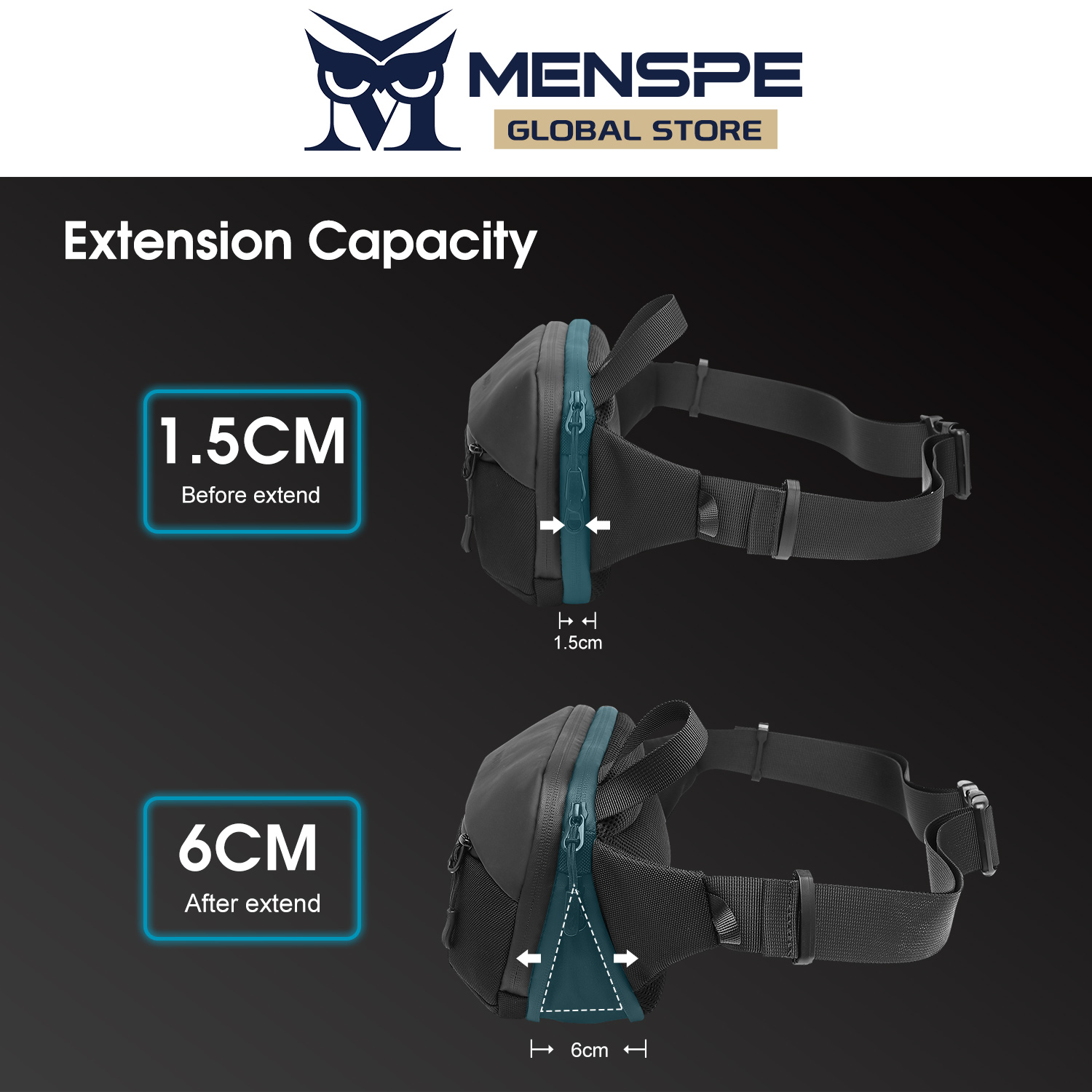 MENSPE Men Chest Bag Casual Waist_img_1
