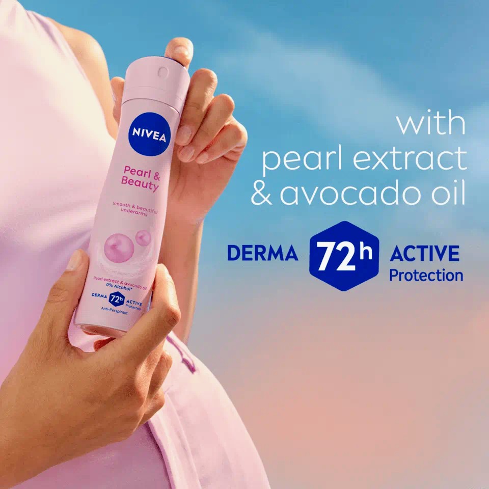Nivea Pearl & Beauty Anti-Perspirant Deodorant.150ml