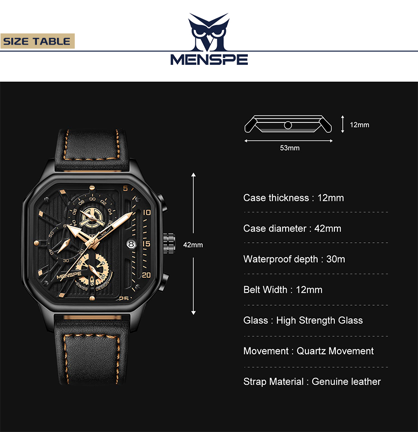 MENSPE Men's Watches Casuals Fashion_img_10