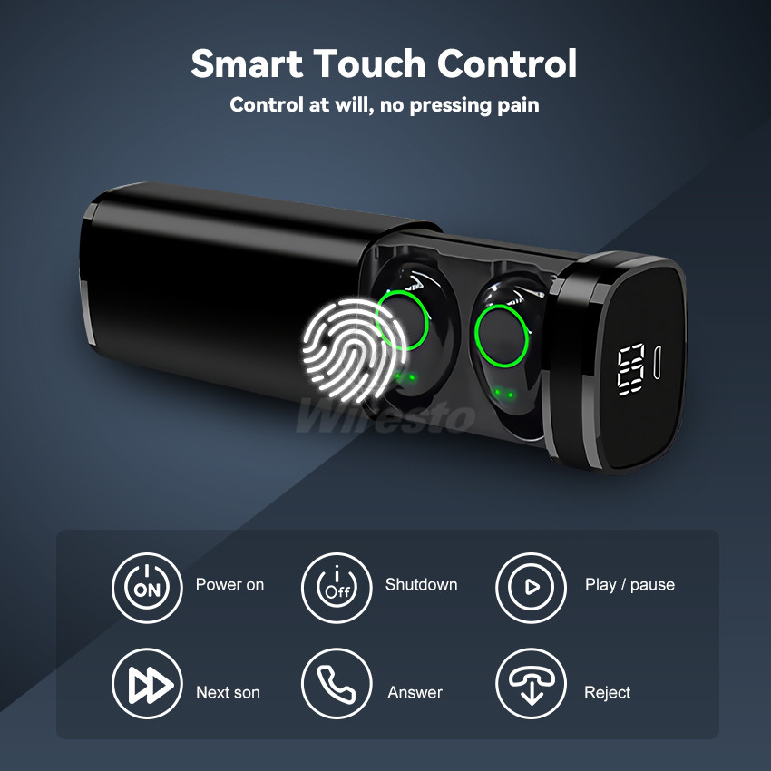 ๐ฐโ
Wiresto TWS Wireless Earphone Bluetooth