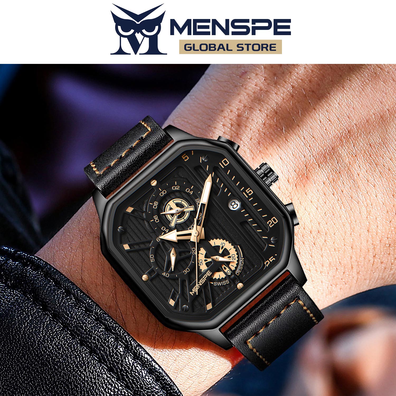 MENSPE Men's Watches Casuals Fashion