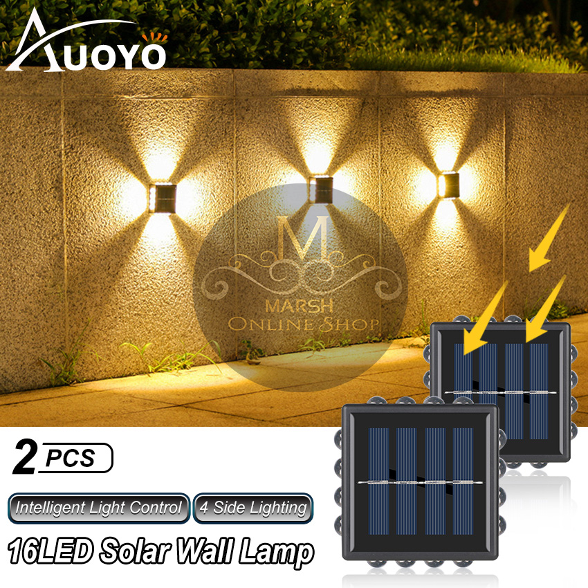 🔰✅Auoyo 2PCS Solar Wall Lamp Outdoor_img_1
