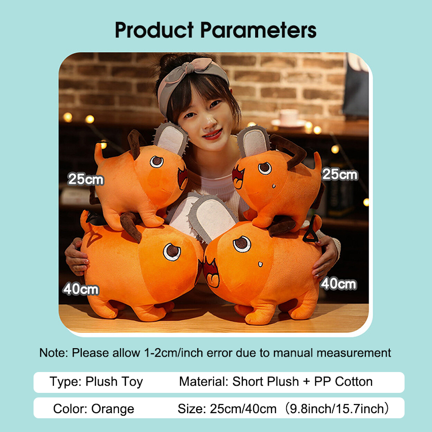 HelloKimi Plush Toys Chainsaw Anime Man_img_6