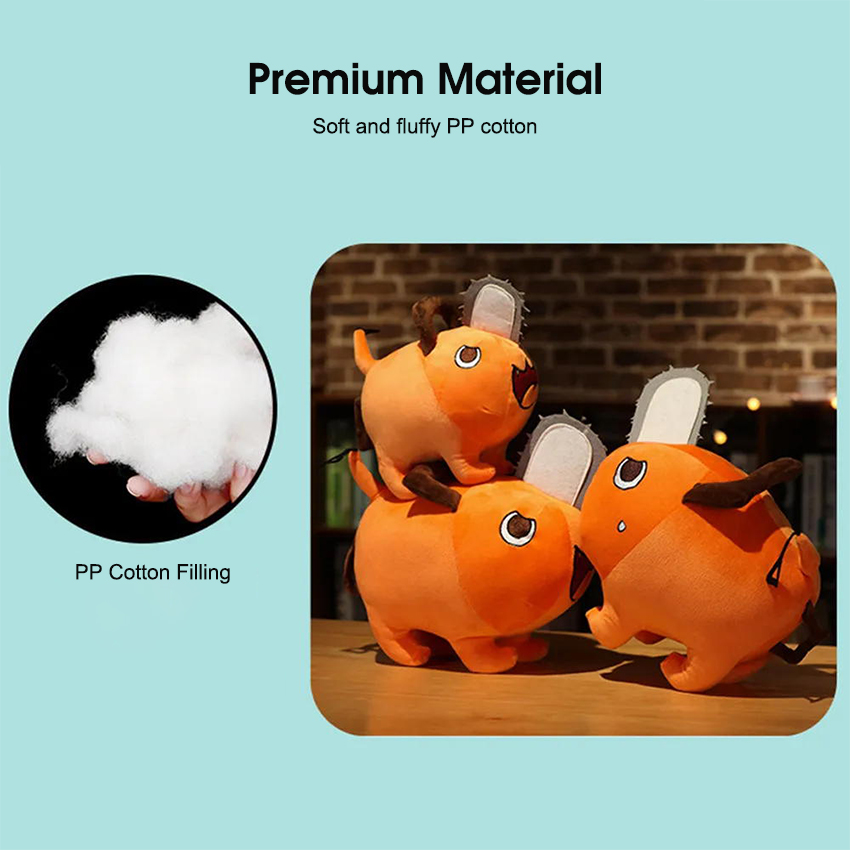 HelloKimi Plush Toys Chainsaw Anime Man_img_10