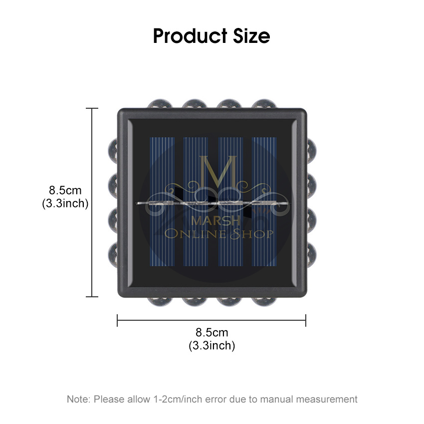 🔰✅Auoyo 2PCS Solar Wall Lamp Outdoor_img_6