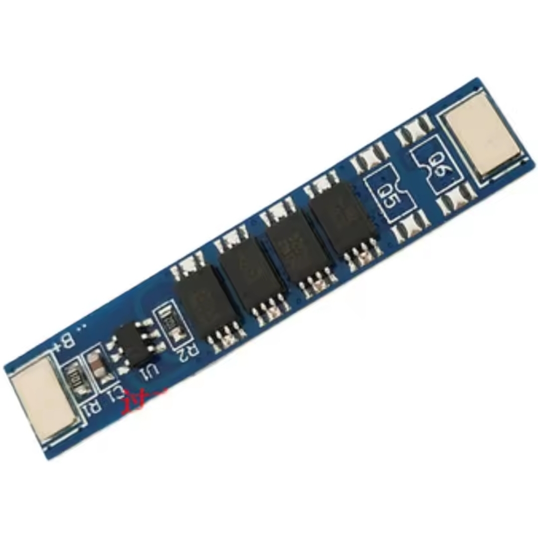 1S 10A 3.7V Lithium-Ion Battery Protection Board – 4MOS BMS PCM Module | Blue | For 18650 Battery S0322