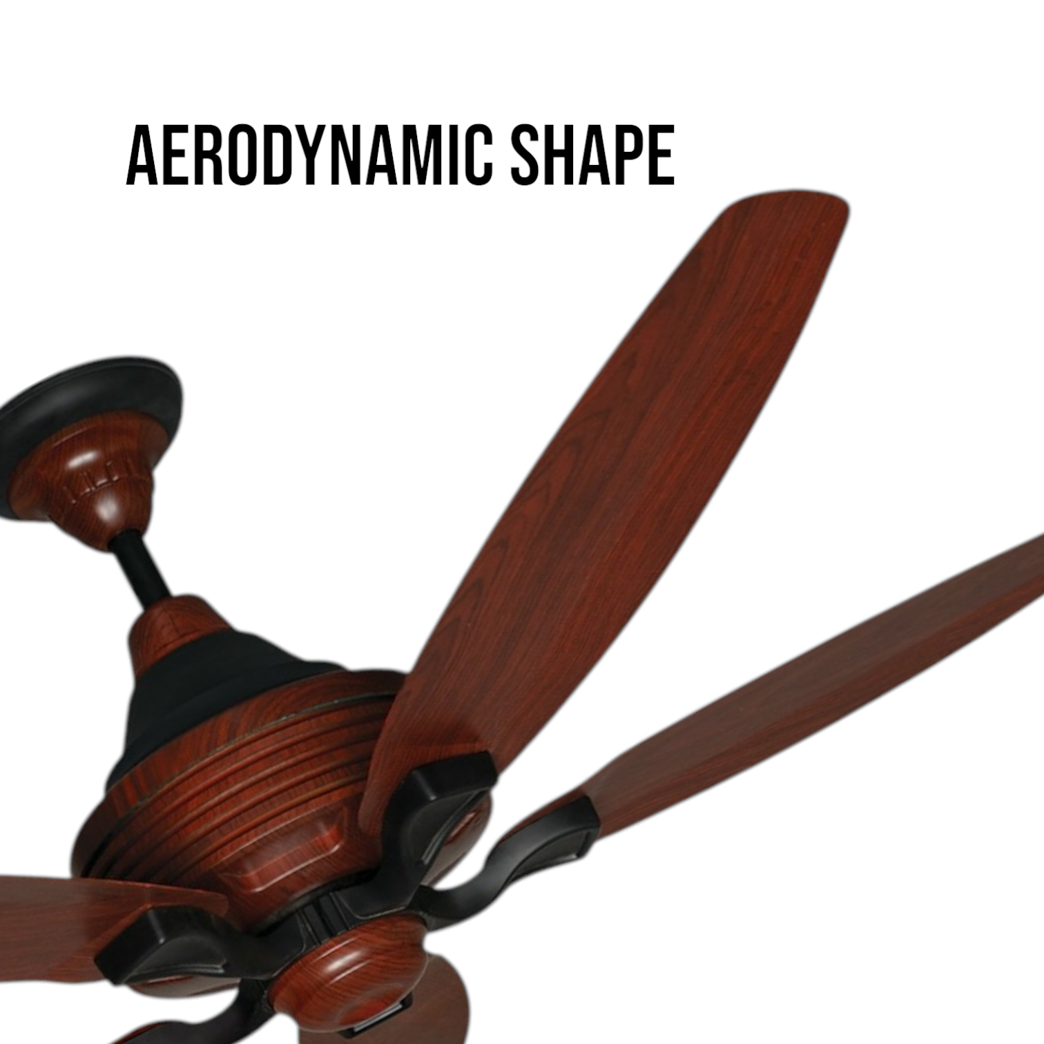 Pakhtun Penta 5 -56 inch BLDC Inverter Remote Control Ceiling Fan (Dark Wood) | PK-111_img_1