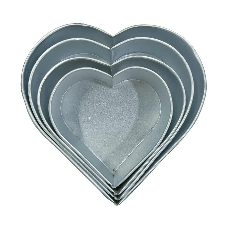 4Pcs Love shape Cake Mould