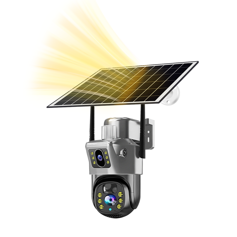 Dual Lens HD 1080P WiFi IP Camera Wireless Outdoor CCTV