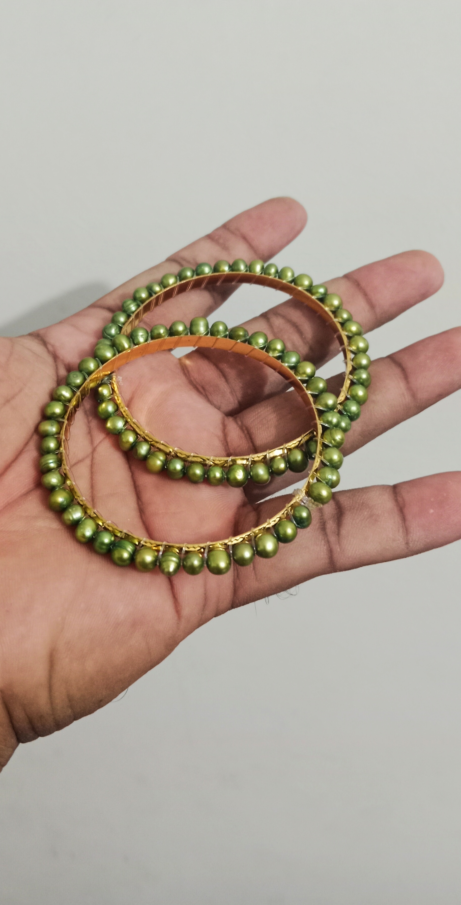 Exclusive Green Pearl Necklace Combo Set_img_4